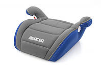 Детское сиденье кресло бустер SPARCO F100K Серо-синий