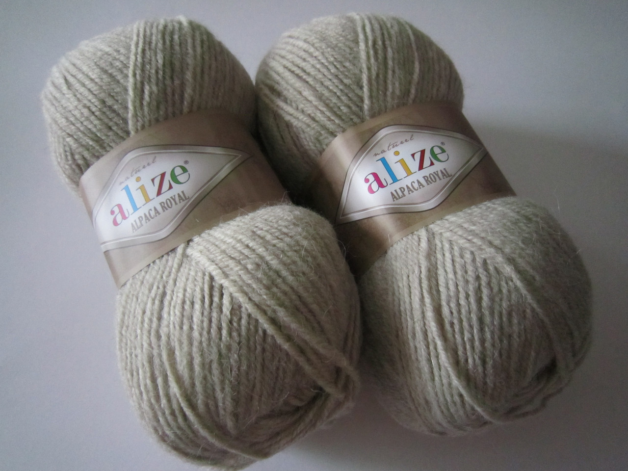 ALPACA ROYAL 152 БЕЖЕВИЙ МЕЛАНЖ - 30% альпака, 15% вовна, 55% акрил, фото 1