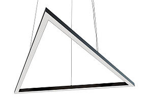 Світлодіодний світильник трикутник , підвісний, накладної, профільний ,офісний 2500k-6000k 30-380 вт T