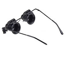 Ювелірні окуляри MAGNIFIER 9892A-II Led 20x, фото 4