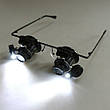 Ювелірні окуляри MAGNIFIER 9892A-II Led 20x, фото 7