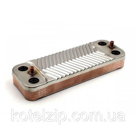 Вторинний пластинчастий теплообмінник ГВП SAUNIER DUVAL Thema Classic, Combitek, Isotwin 10 пл. S1005800, фото 1