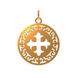Медальйон срібний з Хрестом Хрестоносця, фото 2