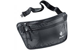 Гаманець Deuter Security Money Belt II чорний, компактний на пояс з двома кишенями