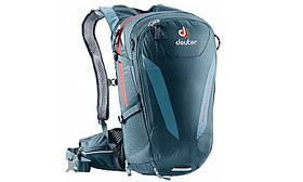 Велосипедний рюкзак Deuter Compact EXP 16 л з вентильованою спинкою, колір 3386