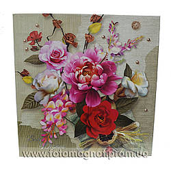 Весільний фотоальбом "Квіти" у подарунковій коробці 500 фото 10 х 15