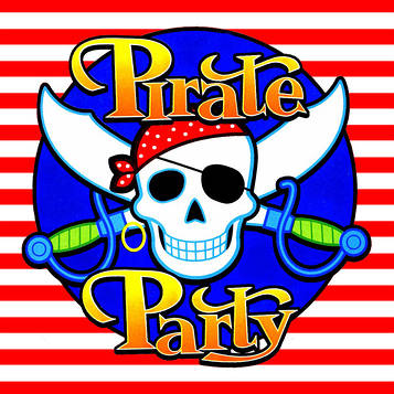 "Пірати" - Трубочки Смужка "Стилізовані"