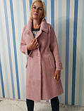 Жіноче осіннє пальто з вовни альпака, фото 4