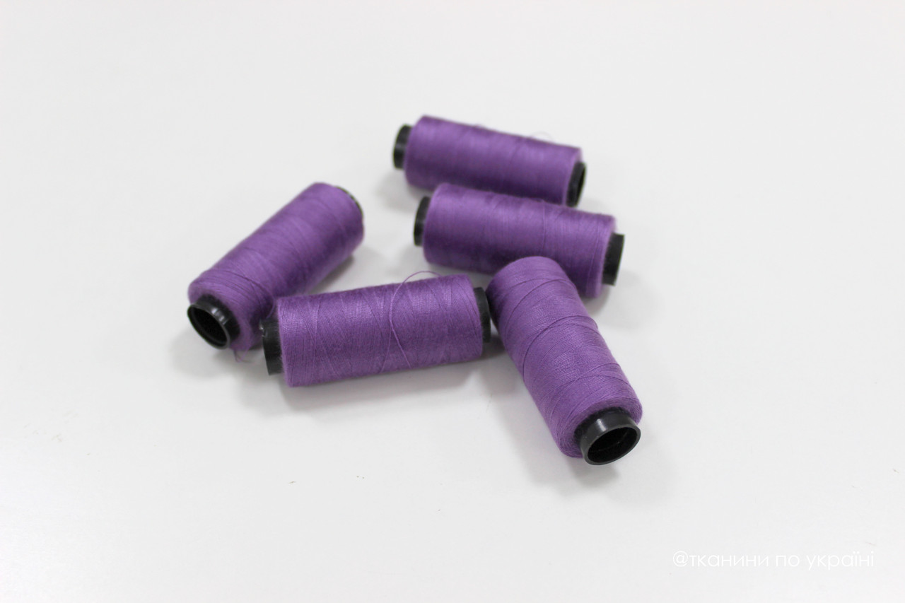 Нитки швейні 40/2, 250 м, фіолетовий