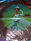 Повітряна куля фольгований круглий з малюнком "Принцеса", фото 2