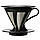 Пуровер пластиковий з металічним фільтром Hario Cafeor V60 02, 400 мл, фото 3