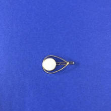 Шпилька для волосся металева з Вашим дизайном Шпилька для волосся металева золота у формі Краплі