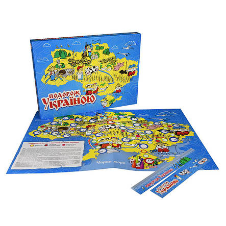 Настільна гра Подорож по Україні, укр. «Strateg» (30457), фото 3