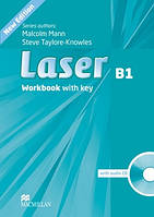 Laser 3rd Edition B1 Workbook with key and audio CD