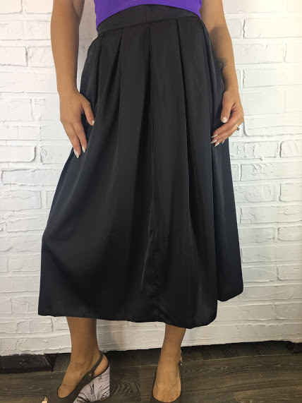 Спідниця жіноча атласна, фото 1