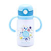 Термобутылка дитяча Kamille Блакитна 300мл з нержавіючої сталі KM-2027, фото 5