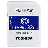 Беспроводные карты SD FlashAir W-04 передает RAW и создает сеть WiFi TOSHIBA