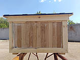 Дерев'яна будка для собаки "Террі" із дуба (80*50*50 см), фото 6