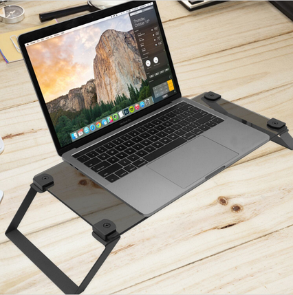 Універсальна підставка Macally для ноутбуків, моніторів, iMac (SPACESTAND-B), фото 1