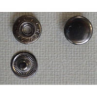 Кнопка метал 15 мм Альфа блек никель(720 штук)