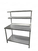 Стіл із надбудовою і 1-ою нижньою полицею (проф.430)