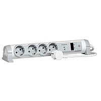 Подовжувач електричний 4 гнізда + 2хRJ45 1.5 м Safe Control Legrand