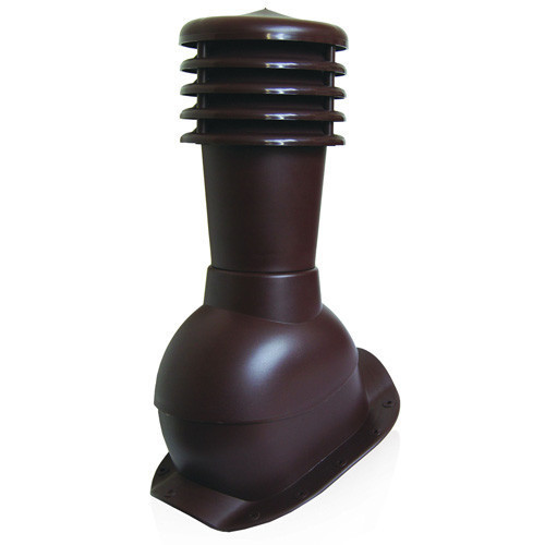 Вентиляційний вихід для металочерепиці Adamante Arad KBRO 150 мм (утеплений) Kronoplast — Польща, фото 1