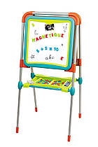 Двосторонній мольберт Літери та цифри з підставкою для малювання Smoby 410103