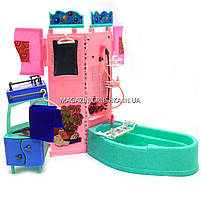 Дитяча іграшкова меблі Глорія Gloria для ляльок Барбі Ванна 21013. Облаштуйте ляльковий будиночок, фото 3