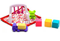 Дитяча іграшкова меблі Глорія Gloria для ляльок Барбі Дитяча кімната 9929. Облаштуйте ляльковий будиночок, фото 5