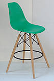 Полубарный стілець Nik Eames, зелений, фото 2