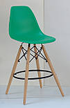 Полубарный стілець Nik Eames, зелений, фото 4