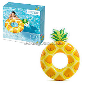 Надувний круг Intex Ананас (Pineapple) 56266P. Дуже добре підходить для відпочинку на морі, в басейні