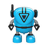 Інерційна іграшка мікроробот, машинка, дзиґа JJRC R7 DouDou Inertia Gyro блакитний (JJКС-R7B), фото 3