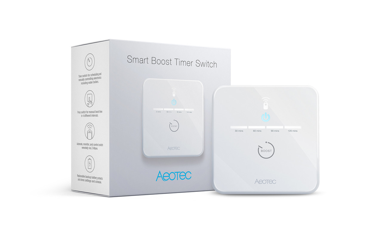 Вимикач з таймером Aeotec Smart Boost Timer Switch — AEOEZWA006