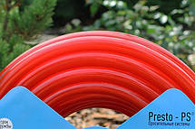 Шланг поливальний Presto-PS силікон садовий Caramel (червоний) діаметр 3/4 дюйма, довжина 30 м (SE-3/4 30), фото 3