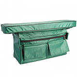 М'яке сидіння для човна + сумка рундук, наповнювач поролон 940*240*100 мм, фото 2