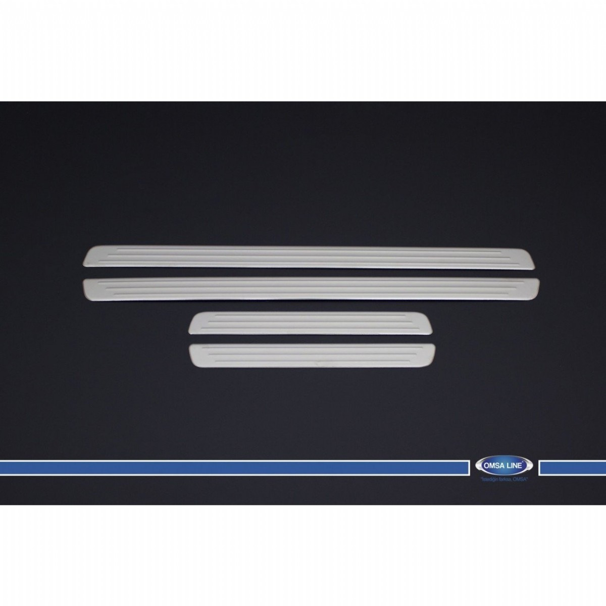 Дверні пороги (на пластик) Volkswagen Passat B8 (2014-) 4шт 7545092n, фото 1