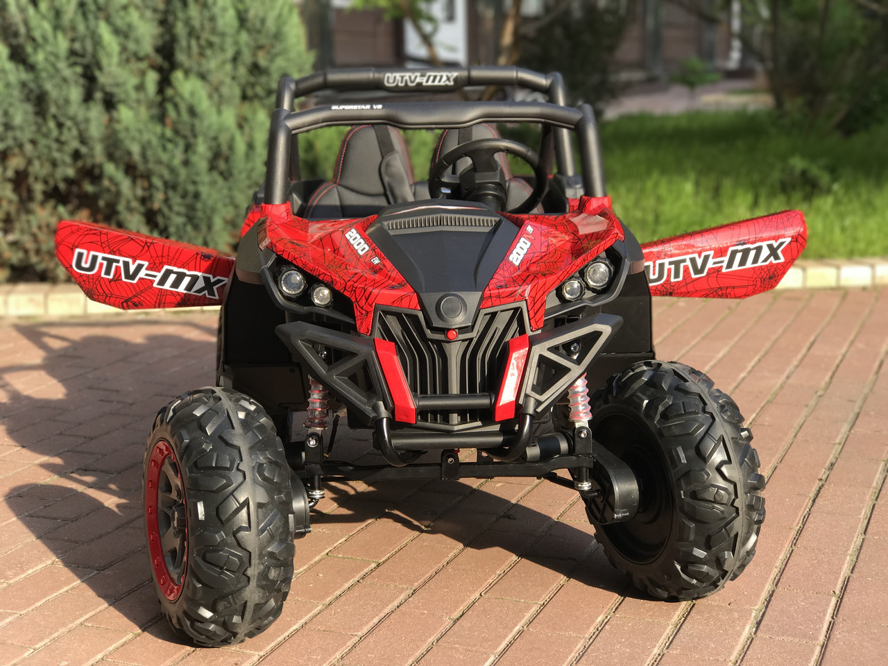 Дитячий Багі SPIDER, 4 мотори, led-підсвітка днища, що входять фар окремо, амортизатори 4 шт.
