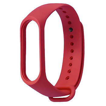 Ремінець Colored Strap для Xiaomi Mi Band 3 / 4 Червоний
