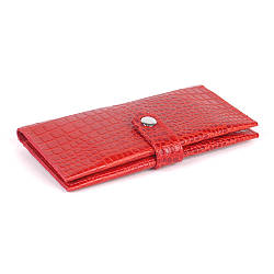 Органайзер шкіряний 01 Червоний
