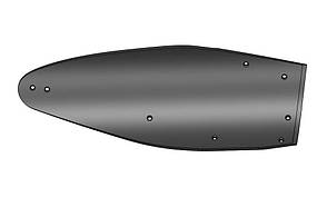 Відвал KUHN 612110, 612111 R-L ПСГ МБ12 15мм комплектований підтримкою