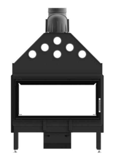 Камінна топка HITZE ARDENTE DUO 90X41.DSS тунель, фото 1