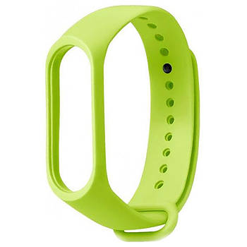 Ремінець Colored Strap для Xiaomi Mi Band 3 / 4 Лайм