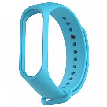 Ремінець Colored Strap для Xiaomi Mi Band 3 / 4 Блакитний