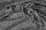 Плюш minky сірого кольору відріз 100*80 см, фото 3