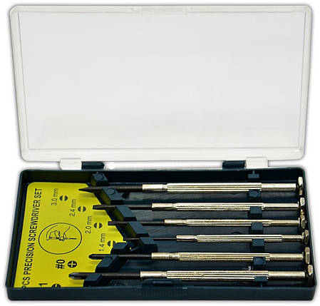 Викрутки годинникові Technics у футлярі 6 шт (47-540), фото 1