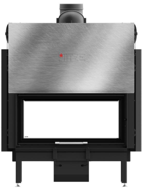 Камінна топка HITZE ARDENTE DUO 90X41.DGS тунель з гільйотиною, фото 1