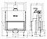 Камінна топка HITZE ARDENTE DUO 90X41.DGS тунель з гільйотиною, фото 7