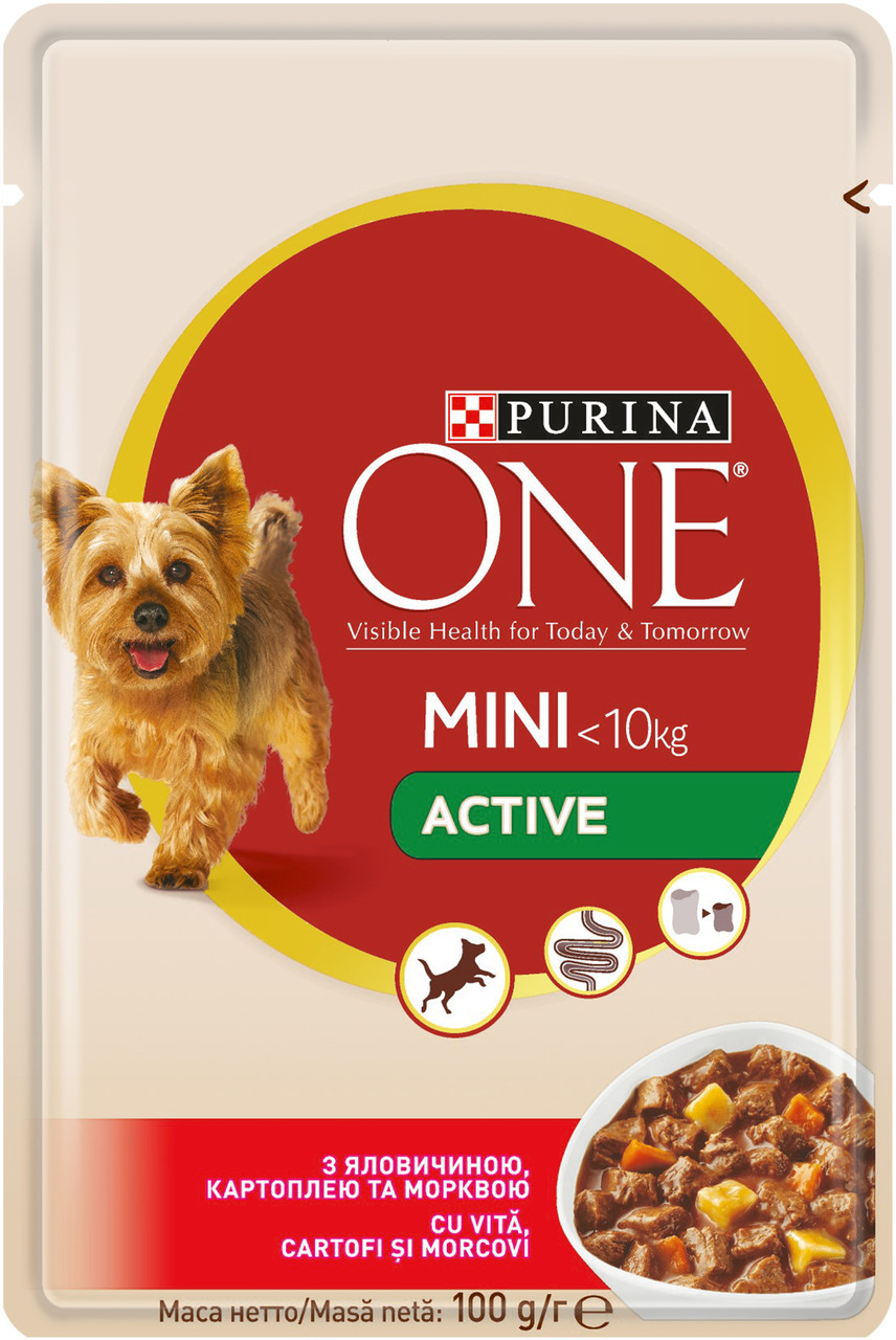 Пауч Purina One Mini Active 100 г